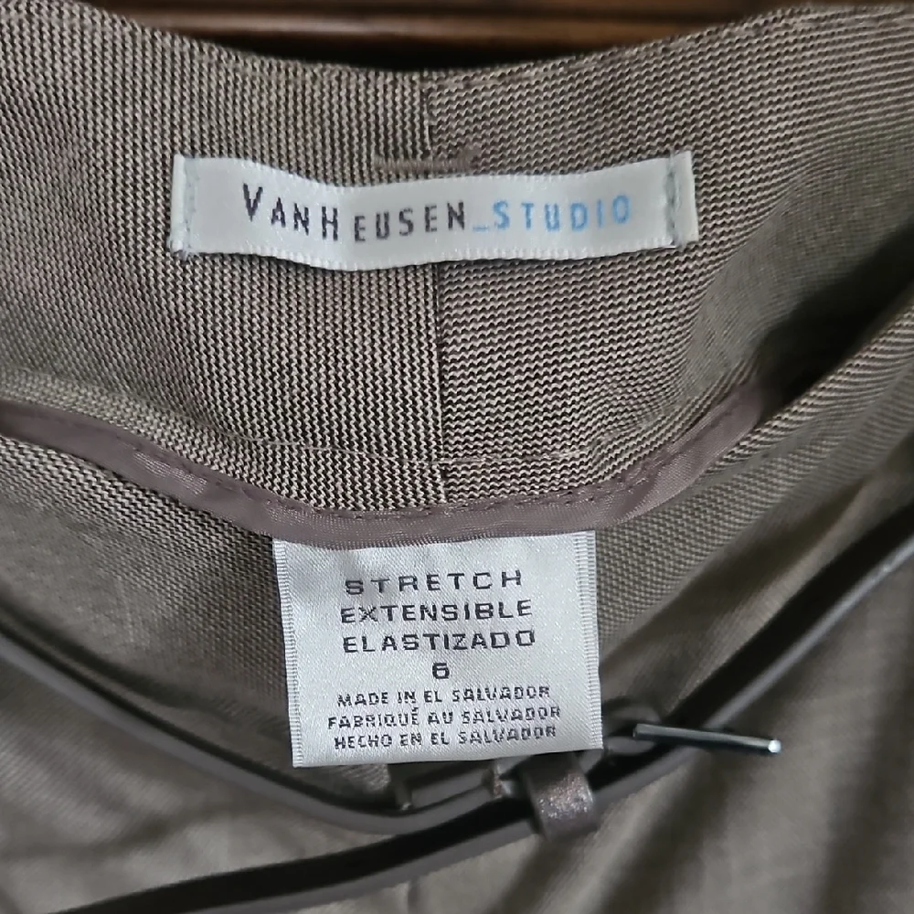 Tan Blazer and Pants Suit Set - Picture 3 of 5